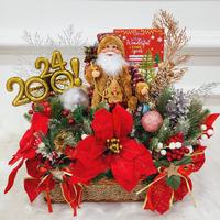 Gambar Dekorasi Aksesoris Natal SJ Store Hiasan Christmas Pohon Meja 002 - B dari SJ'STORE undefined 1 Tokopedia