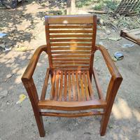 Gambar Kursi jati outdoor cafe minimalis stacking modern Jepara kursi teras - Belum Warna dari Rovic Jaya Furniture undefined 4 Tokopedia