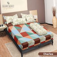 Gambar sprei tinggi 40 cm vallery quincy king 180x200 / queen 160x200 - Lonia, 120x200 T40 dari nebula collection undefined 2 Tokopedia