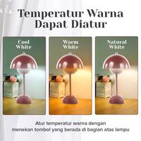 Gambar Lampu Meja Hias Led Dimmable Modern Mushroom 3 Color 5W - Lm39 Aizaka - Dark Red dari sepatuboolla13 undefined 5 Tokopedia