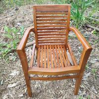 Gambar Kursi jati outdoor cafe minimalis stacking modern Jepara kursi teras - Belum Warna dari Rovic Jaya Furniture undefined 3 Tokopedia