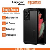 Gambar Case For samsung Galaxy S21 Ultra Plus Spigen Tough Armor Stand Casing - Black, S21 Ultra dari Spigen Indonesia undefined 1 Tokopedia