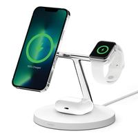 Gambar Belkin WIZ017kr White 3in1 Wireless Charger Stand with MagSafe 15W dari Belkin Indonesia undefined 4 Tokopedia