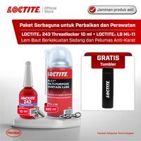 Gambar Henkel LOCTITE 243 THREADLOCKER + LB ML-11 MULTI-PURPOSE LUBRICANT dari LOCTITE Indonesia undefined 1 Tokopedia