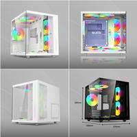 Gambar Enlight Z8 gaming case Free 3 Fan RGB F124 - hitam  dari DnGITOnline undefined 2 Tokopedia