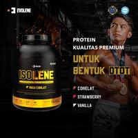 Gambar EVOLENE ISOLENE 50 SACHET / 50 SERVING WHEY PROTEIN ISOLATE EVO WHEY - Coklat, Tanpa Bonus dari Gorilla Supplement undefined 3 Tokopedia