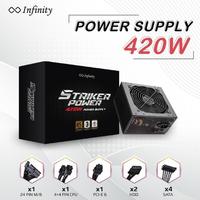 Gambar PSU INFINITY 420W Striker Power 80+ Bronze | Power Supply dari RAJAKOMPUTER ONLINE undefined 2 Tokopedia