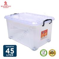 Gambar Storage Box Multifungsi Box Container 45 L Transparan dari Rajawali Perabot undefined 5 Tokopedia