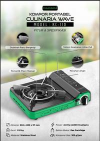 Gambar Hi-Cook Culinaria Wave Kompor Gas Portable KC-110 / KC110 dari Sajun Electronic undefined 4 Tokopedia