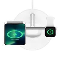 Gambar Belkin WIZ017kr White 3in1 Wireless Charger Stand with MagSafe 15W dari Belkin Indonesia undefined 3 Tokopedia