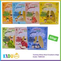Gambar Yummy Bites Rice Crackers 50gr - Vegetable dari Kidu Baby undefined 1 Tokopedia