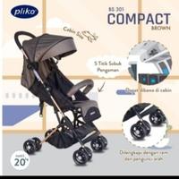 Gambar Stroller Pliko Compact S301 ( Cabin Size ) / Kereta Dorong Bayi - Black dari beautybabyshopdepok undefined 5 Tokopedia