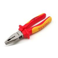 Gambar TEKIRO TANG KOMBINASI LISTRIK 7 inch Tekiro INSULATION LINESMAN PLIERS dari C.A.E undefined 4 Tokopedia