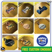 Gambar Pet Tag Custom Premium Stainless Steel Liontin Anjing Kucing - Blue Bone, XS dari Happy Paws Studio undefined 1 Tokopedia