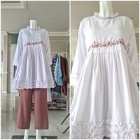 Gambar tunik toyobo putih Edness Kayla - celana 2 dari Intinas Fashion undefined 1 Tokopedia