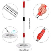 Gambar VIDICI Kain Pel Lantai Mop Acline - Pel Tongkat Refil Mop - REFILL MOP BIRU dari Vidici Living undefined 5 Tokopedia