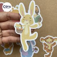 Gambar Winnie the pooh family sticker - Piglet dari COFA art studio undefined 3 Tokopedia
