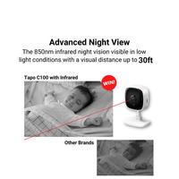 Gambar TPLINK TAPO C100 Home Security Wi-Fi Camera dari Blessing Computer Bali undefined 5 Tokopedia