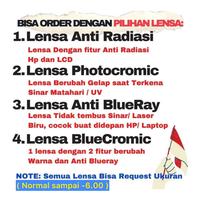 Gambar KACAMATA PHOTOCROMIC / KACA MATA ANTI RADIASI MINUS PRIA WANITA - FRAME SAJA, MINUS (-) dari LENSA UTAMA undefined 4 Tokopedia