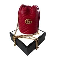 Gambar Gucci Marmont Bucket Bag Mini Red Original dari Fazilah branded store undefined 1 Tokopedia