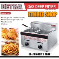 Gambar GETRA GF73 - GF 73 - MODIF 2 TANK - GAS DEEP FRYER - PROMO dari E Three Shop undefined 1 Tokopedia