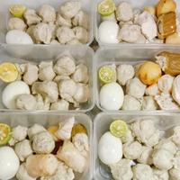 Gambar Somay/Siomay Bandung Asli Ikan Tenggiri (polos/campur) dari Vanina Olshop undefined 1 Tokopedia