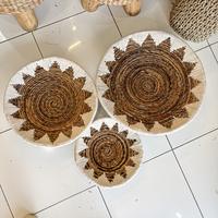 Gambar Wall basket wicker plates wall hiasan dinding villa decor home decor b - S dari BohoDecor_NEW undefined 3 Tokopedia