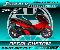 Gambar STICKER PRINTING MOTOR PCX - Putih, GLOSSY/KILAP dari J decal undefined 1 Tokopedia