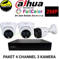 Gambar PAKET CCTV DAHUA COLORVU 4 CHANNEL 3 KAMERA 2 MP  DAHUA FULL COLOR - 1TB dari Energi cctv undefined 1 Tokopedia