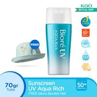 Gambar Biore UV Aqua Rich Sunscreen Watery Gel SPF50 PA++++ 70gr + Gift - Lanyard Sovlo dari KAO Indonesia undefined 3 Tokopedia