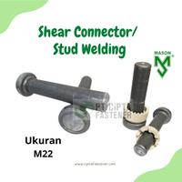 Gambar MASON Shear Connector / Shear Stud / Stud Weld M22 x 100mm dari Cipta Fastener Indonesia undefined 1 Tokopedia