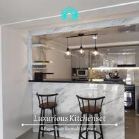 Gambar meja bar murah minimalis dari Kitchenset Cikarang Karawang undefined 1 Tokopedia