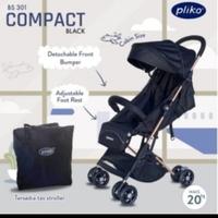 Gambar Stroller Pliko Compact S301 ( Cabin Size ) / Kereta Dorong Bayi - Black dari beautybabyshopdepok undefined 2 Tokopedia