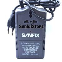 Gambar Stepdown Sanfix SC-200 SC200 SC 200 AC 200 Watt Dual Voltase dari SunlaiStore undefined 1 Tokopedia