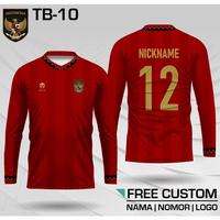 Gambar BARU Jersey bola timnas indonesia baju kaos sepakbola lengan panjang - Putih, XL dari Istana Sep@tu undefined 2 Tokopedia