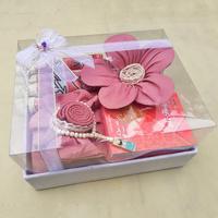 Gambar Paket Seperangkat Alat Sholat Wanita Lengkap Mukena Katun Mahar Nikah - Pink dari Jogja Hantaran undefined 5 Tokopedia