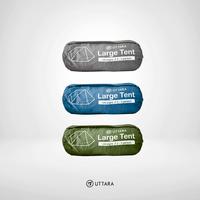 Gambar Uttara Tarp Tent Large - Abu-abu, Halfmesh dari Uttara Indonesia undefined 4 Tokopedia