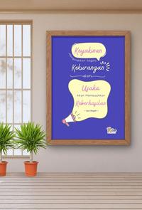 Gambar PIGURA QUOTE | Keyakinan Mengalahkan Segala | Home Decor | QSK 132 dari Indscriptcreative undefined 1 Tokopedia