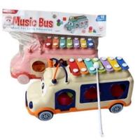 Gambar Mainan edukasi Music Bus Xylophone Puzzle Block 3in1 piano kolintang - Pink dari Victory Sagala undefined 5 Tokopedia