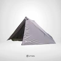 Gambar Uttara Tarp Tent Large - Abu-abu, Halfmesh dari Uttara Indonesia undefined 2 Tokopedia