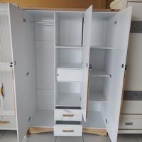 Gambar Lemari Pakaian 3 Pintu Minimalis Putih Marble RUMI DACHI KHUSUS BOGOR dari TokoNiagaBaru_NEW undefined 2 Tokopedia
