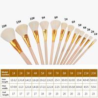 Gambar 12pcs Kuas Bulu Domba / Kuas Kayu Kue / Kuas Kue Kering / Pastry Brush dari Penny-Y undefined 5 Tokopedia