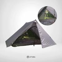 Gambar Uttara Tarp Tent Large - Abu-abu, Halfmesh dari Uttara Indonesia undefined 3 Tokopedia
