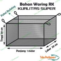 Gambar TP - Waring ikan ukuran (1m x 50cm x 50cm) Tutup atas pakai resleting dari Toko-Perikanan undefined 1 Tokopedia