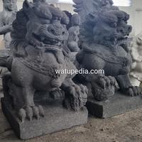 Gambar patung singa samsi 55 cm batu candi dari watu pedia undefined 1 Tokopedia