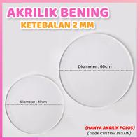 Gambar Welcome Sign Akrilik Bulat 40 cm Warna Putih Solid Hitam Bening 2 mm - Hitam, Polos 60 cm dari LS Craft Project undefined 2 Tokopedia