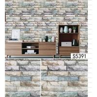Gambar Wallpaper Dinding Sticker Motif Batu Alam Warna Minimalis P10x L 45 cm dari Cahaya Acesories undefined 1 Tokopedia