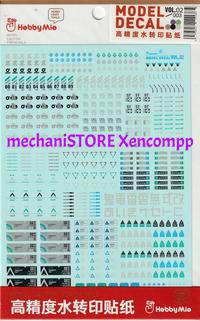 Gambar HOBBY MIO Water Decal Caution Vol 02-03 - Model Kit Gundam MG HG PG RG dari mechaniSTORE Bandung undefined 1 Tokopedia