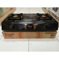Gambar Kompor Gas Rinnai Ri-522C, 2 Tungku Ceflon Kuningan dari fujiPedia undefined 4 Tokopedia