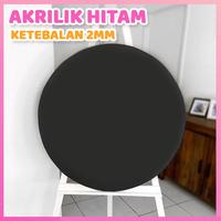 Gambar Welcome Sign Akrilik Bulat 40 cm Warna Putih Solid Hitam Bening 2 mm - Hitam, Polos 60 cm dari LS Craft Project undefined 3 Tokopedia